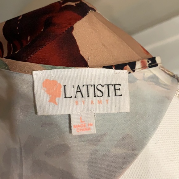 L’ATISTE Floral Jumpsuit - Picture 6 of 7